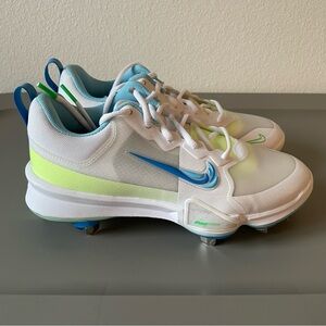 Nike Force Zoom Trout 9 Pro Mens Size 7.5 Baseball Cleats Fresh Pack Metal NEW